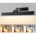 Picture Lights for Wall, Battery Operated Picture Light 16in Gallery Light for Paintings CCT Dimmable Recharging Battery Wall Light with Remote