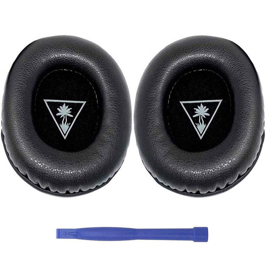 for Ear Force XO Seven Ear Pads, Replacement Protein Leather Earpads for Turtle Beach XO 7, Recon 50 60P, Stealth 500 P X, 600 Gen 1, 350VR 400 420X