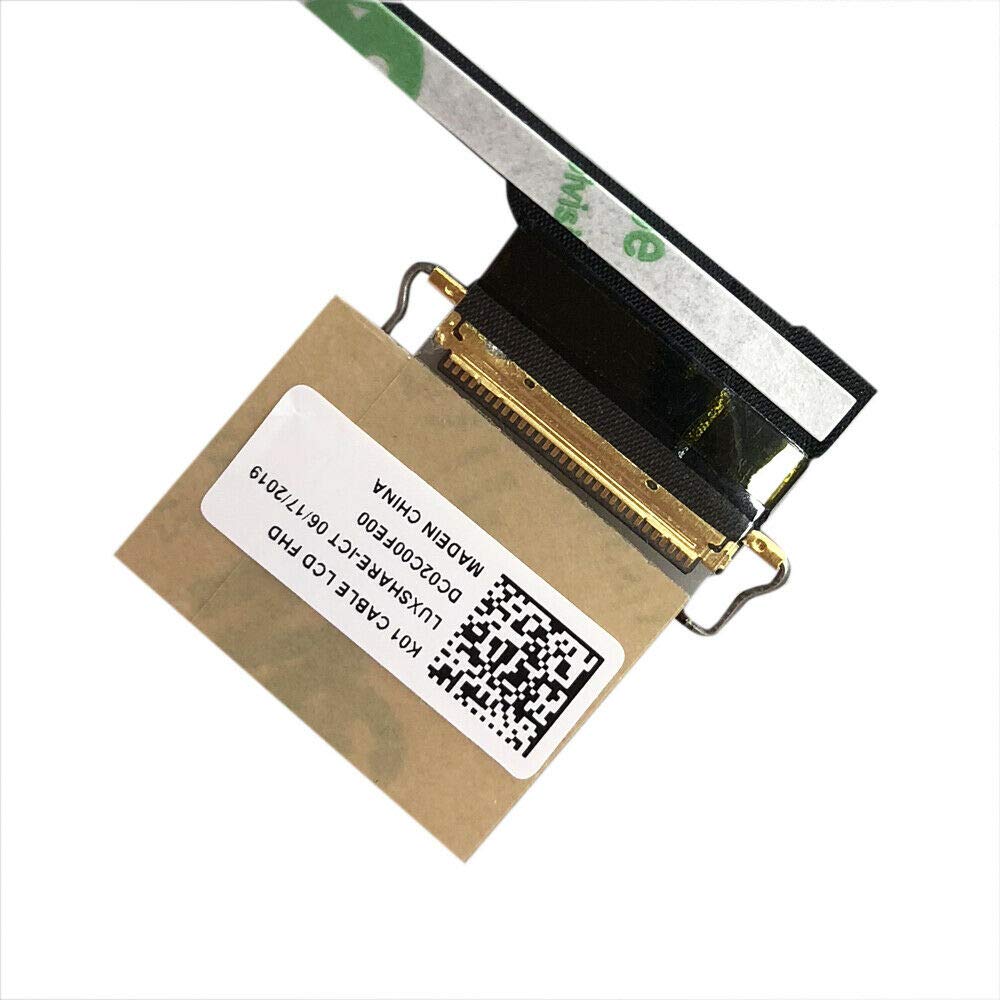 Zahara LCD Cable LVDS LED Screen Video Wire Replacement for Lenovo X1 Carbon 7th 8th Gen 20QD, 20QE, 20R1, 20R2, 20U9, 20UA DC02C00FE00 DC02C00FE10