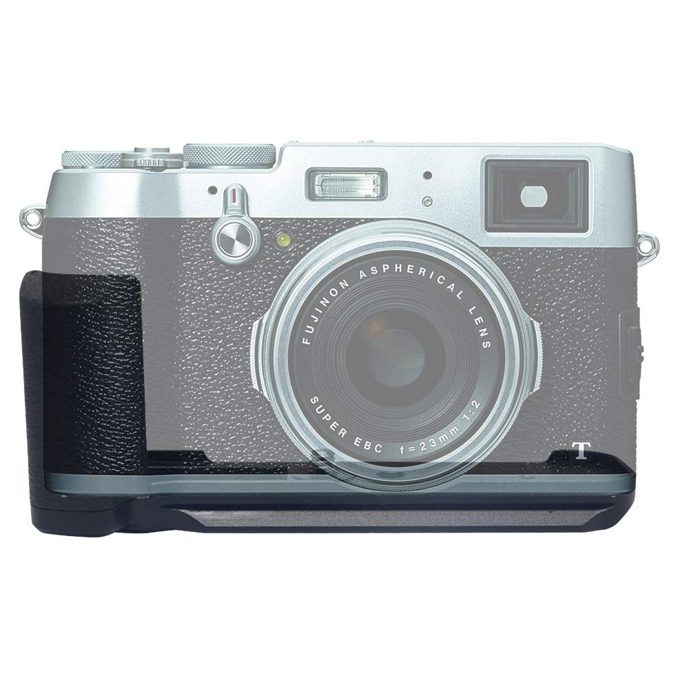 Mcoplus GB-X100 X100 Metal Hand Grip+Quick Release L Bracket as MHG-X100 Replacement fit Fujifilm Fuji X100 X100S X100T