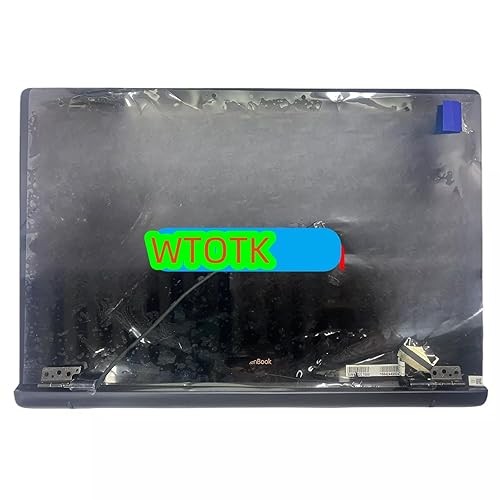 WTOTK 13.3" UHD LCD Screen Touch Full Top Assembly Replacement for ASUS UX391UA UX391 UX391U (Blue)