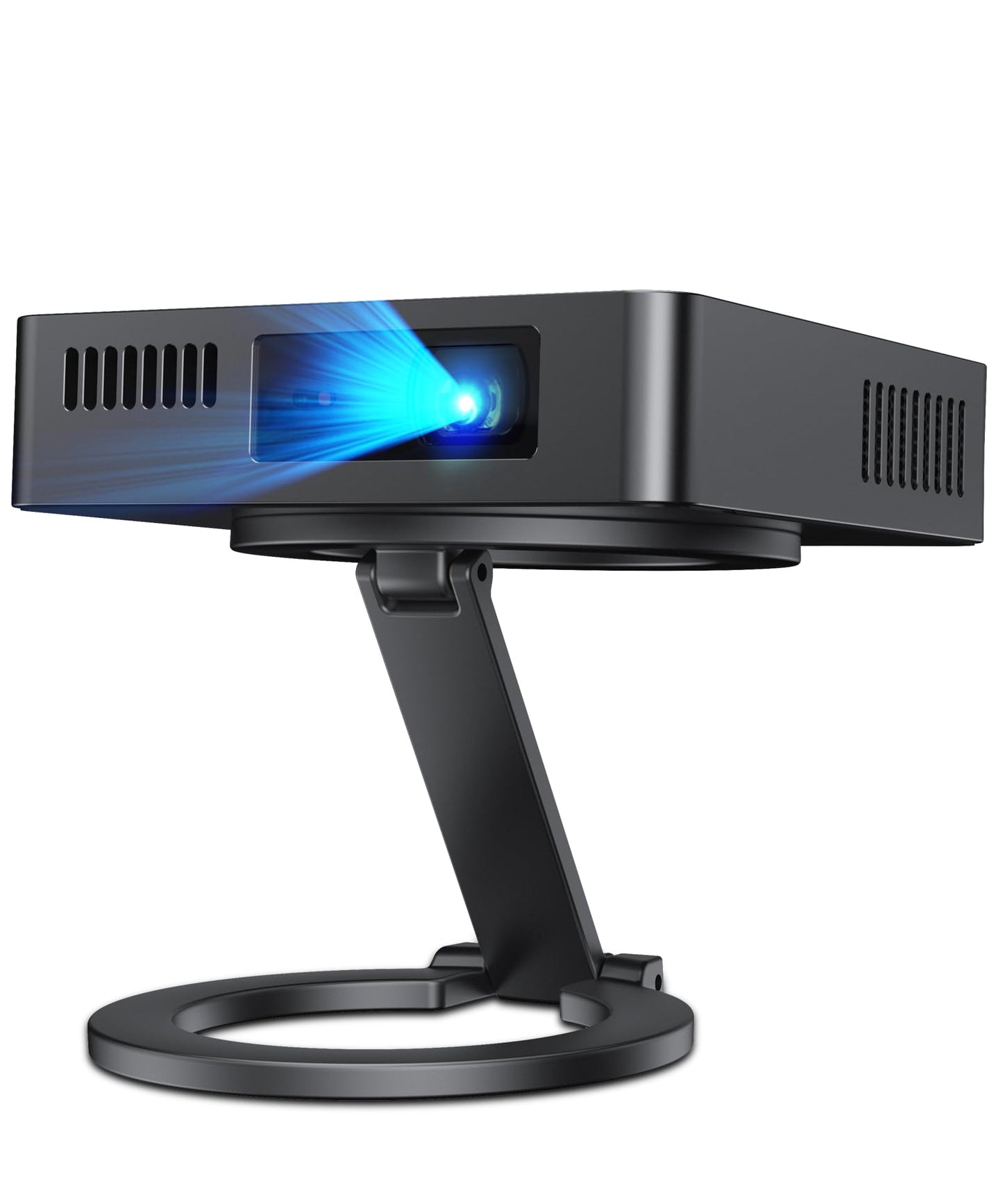 MARS Mini Projector, Upgraded Full HD 720P Portable Small Movie DLP Projector, Lightweight Movie Projector Compatible with Smartphone/Laptop(NO