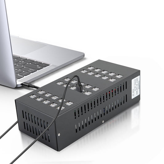 60 Ports USB Charging Station with Intelligent Protection, Fast Charger Station for Smartphones, Tablets, Multi Port USB Charging Stations Organizer