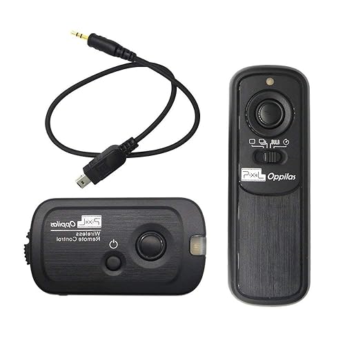 Pixel Oppilas/DC2 Wireless Remote Shutter Release for Nikon Z6,Z7,D3100, D3200, D3300, D5000, D5100, D5200, D5300, D5500