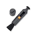 Carson C6 Series Reusable Compact Lens Cleaner with Dry Nano Particle Cleaning Formula with 13mm Round Tip and Retractable Brush (CS-35)