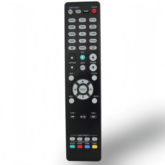 IR Replacement Remote Control for Denon AVR-S740H RC-1253 AVR-S760H RC-1217 AVR-S940H DRA-800H AVR-X2200W AVR-X2700H AVR-X3300W AVR-X1700H Home
