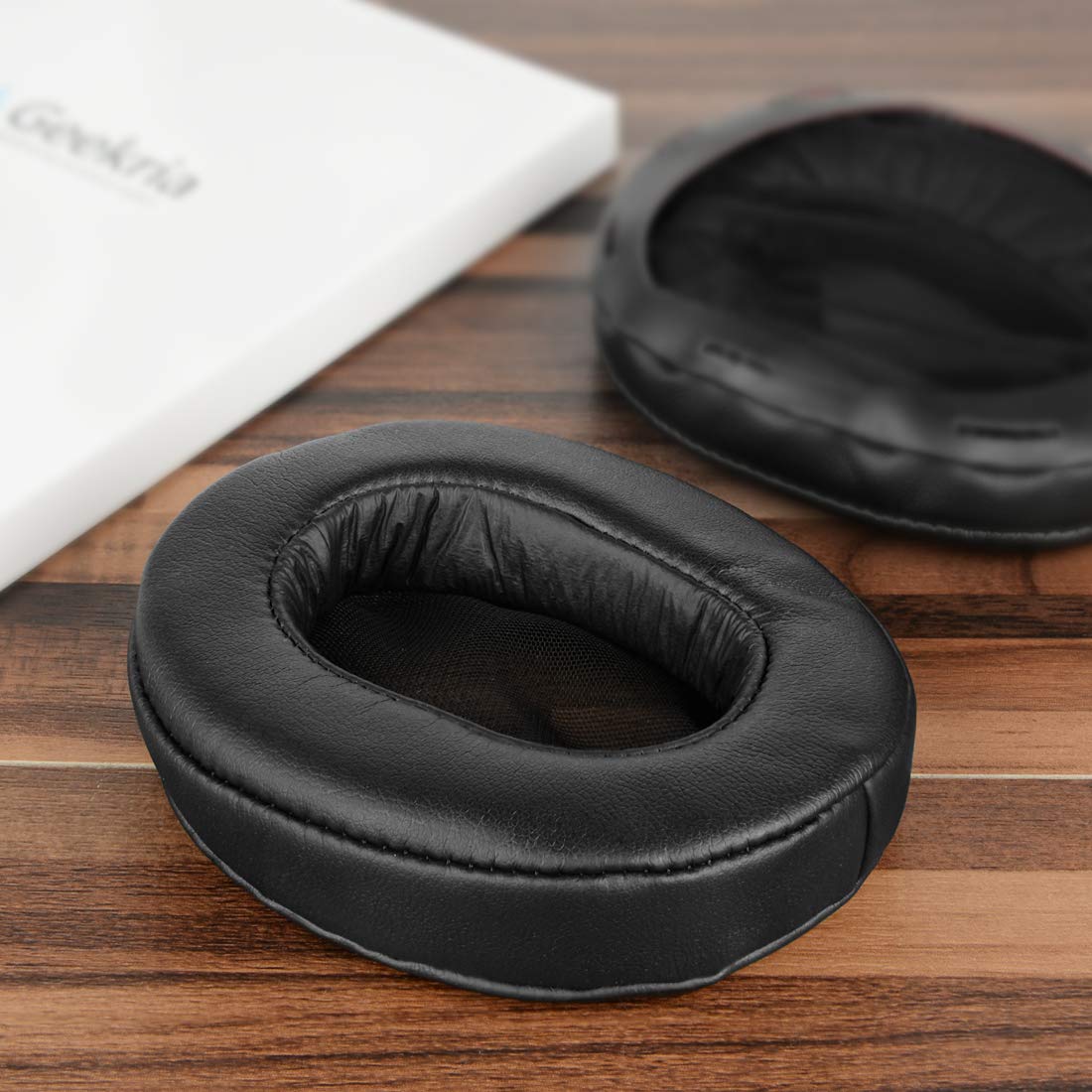 Geekria Replacement Ear Pads Compatible with Sony MDR-1A, MDR-1ADAC Headphones Ear Cushions, Repair Parts with Video Guide (Black)