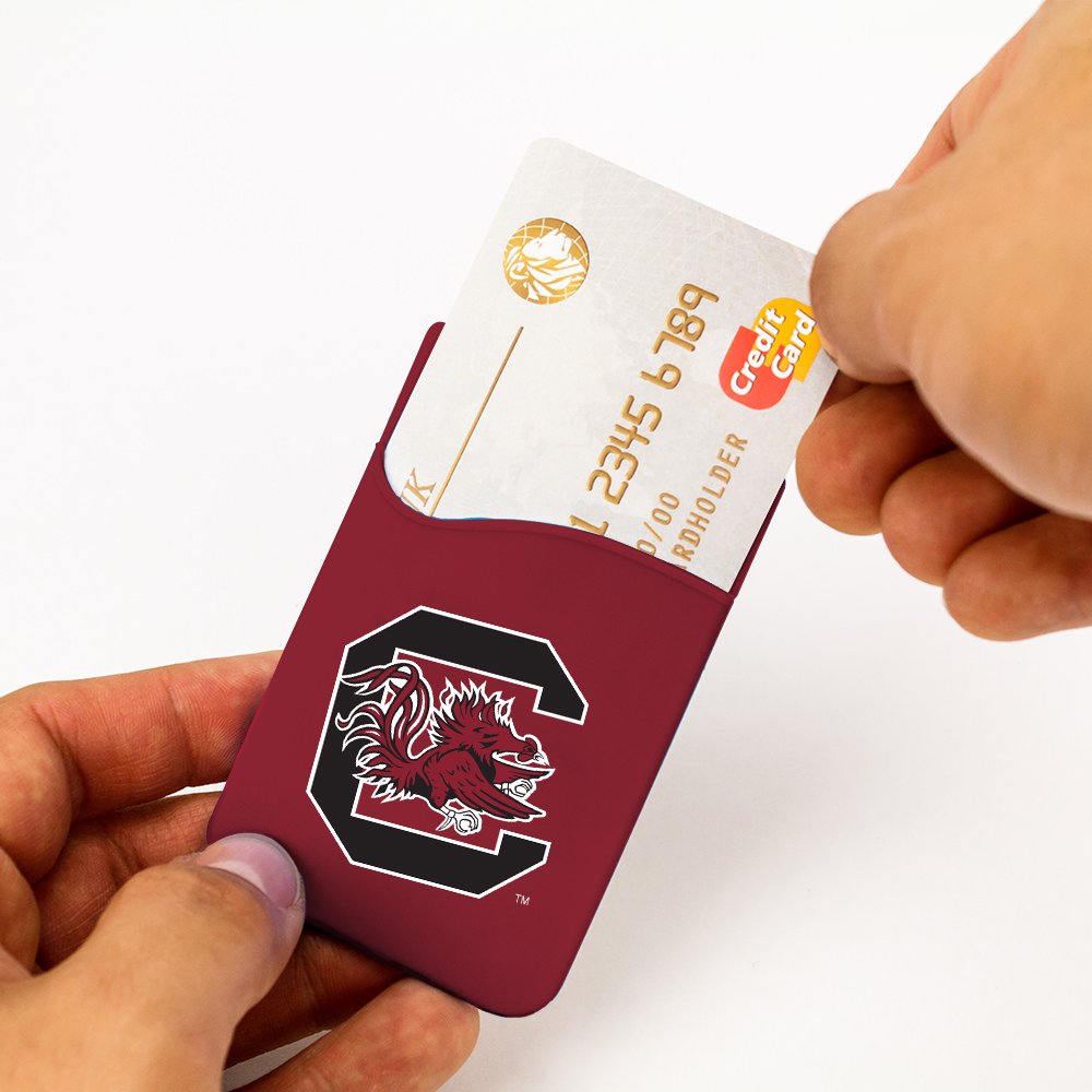 Guard Dog Silicone Credit Card Holder/Phone Wallet - South Carolina Gamecocks