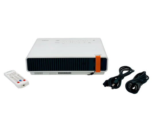 2500 ANSI DLP Projector Perfect for Holiday Movie Marathons Conference Meeting Room Office Business Family Entertainment Work Play High-Impact Visual