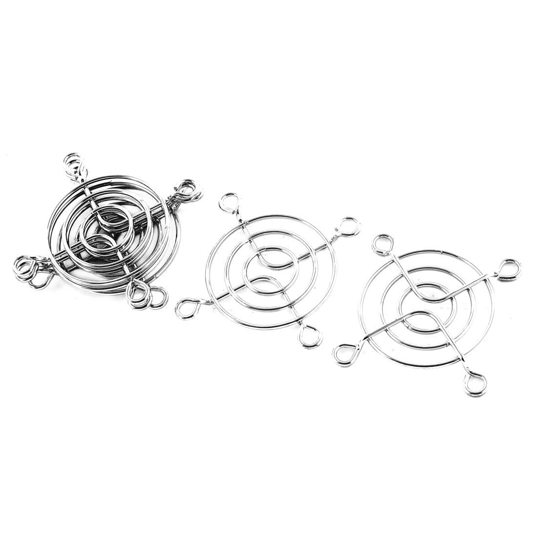uxcell 5pcs Silver Fan Grill Metal Household Grill Protector Finger Guard for 50mm Case Fan