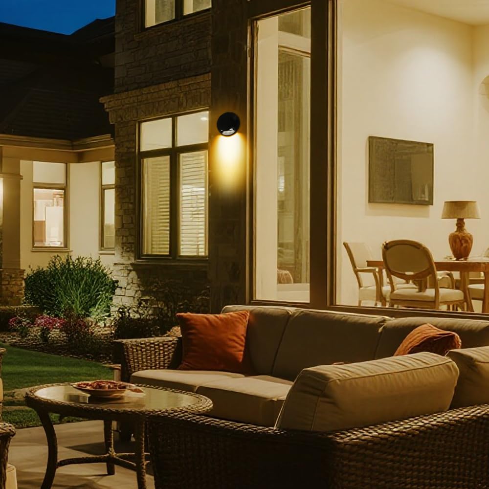 GXSTHY 4 Pack 110V-120V Outdoor Deck Lights Hardwired