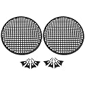 2 MR DJ DJS15 15" Subwoofer Speaker Metal Mesh Cover Waffle Speaker Grill Protect Guard DJ