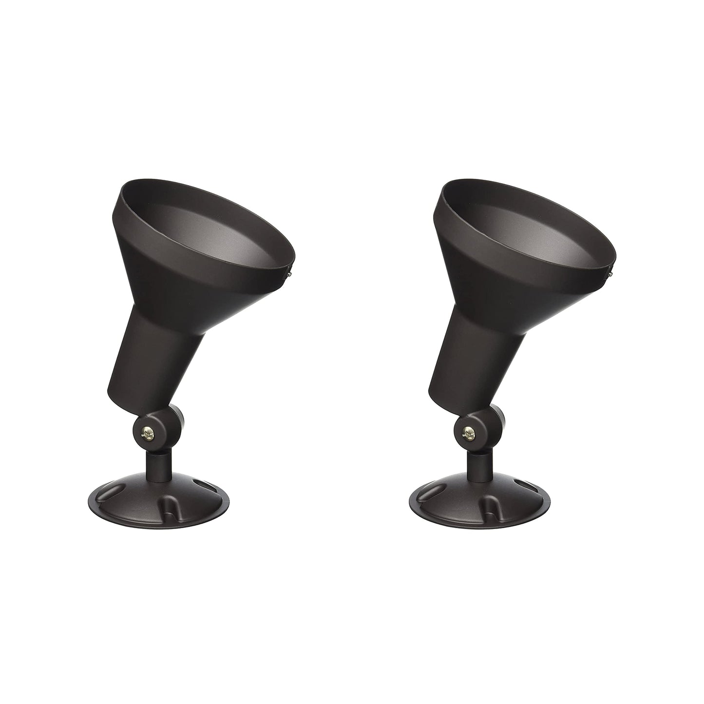 Nuvo SF77/494/02 Outdoor Floodlight with Adjustable Swivel, Bronze, 1 Light, 2 Pack