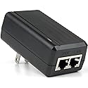 Gigabit PoE Injector 48V 24W POE Adapter, IEEE 802.3af Compliant,10/100/1000Mbps RJ45, Compatible with Ubiquiti U-POE-AF, TP-Link TL-POE150S, TRENnet