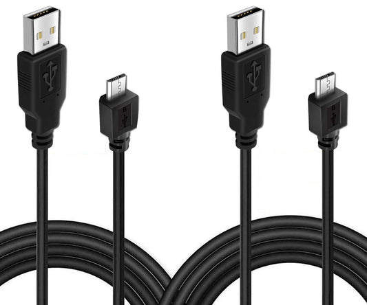 BATSOEASY 2 Pack 10ft Charging Cable Compatible with PS4 Controller, Play and Charger Cable Data Sync Cord Compatible with PlayStation 4 PS4