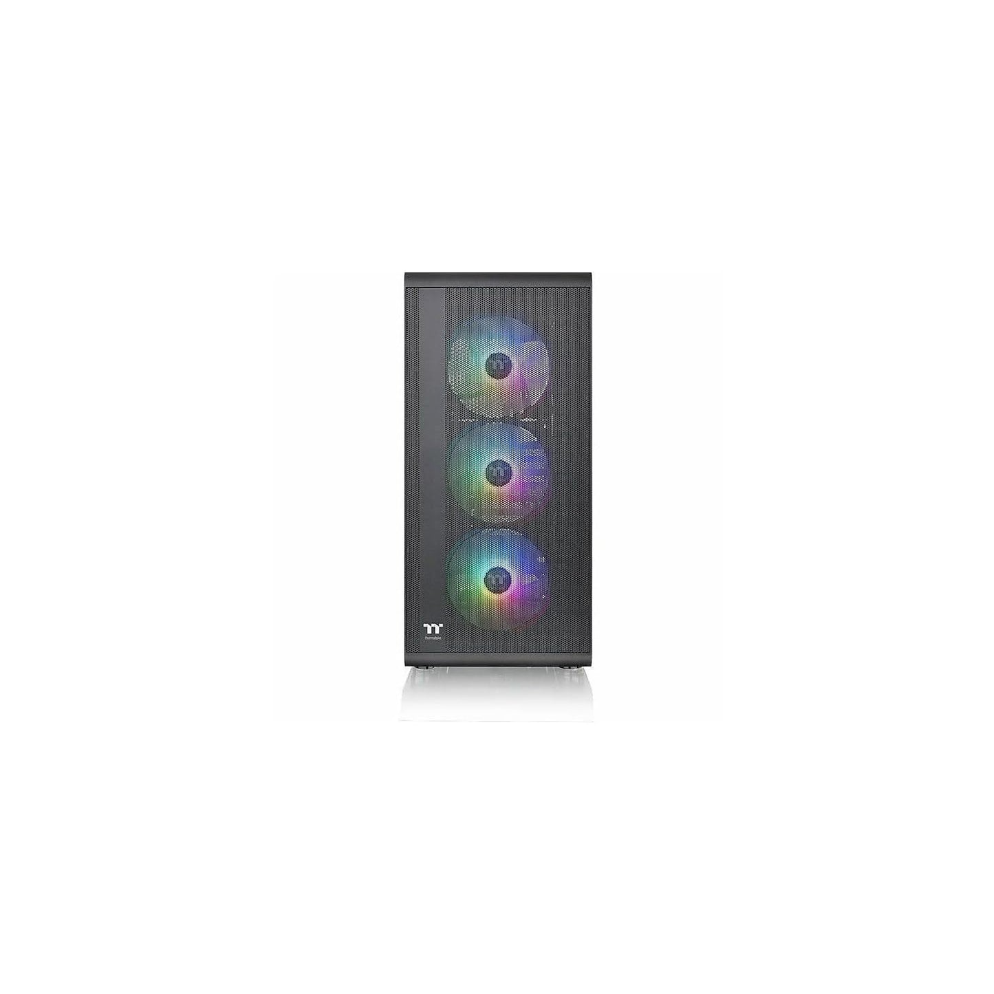 S200 Plus TG ARGB Mid Tower Computer Chassis; 4 x 120mm ARGB Fans Pre-Installed; Mesh Front Panel; TG Side Window; CA-1X2-00M1WN-01; 3 Year Warranty