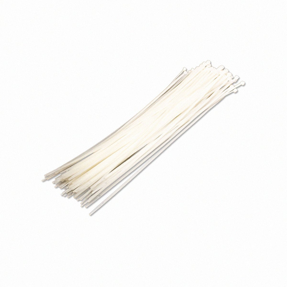NavePoint 14 Inch Nylon Cable Wire Zip Tie 40 lbs - Natural White 500 Pack Lot Pcs Qty