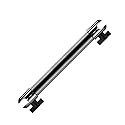 Tackform 11" Aluminum Arm with Dual articulating 20mm Ball Sockets. Thumbscrews for Quick Adjustment Enduro Series