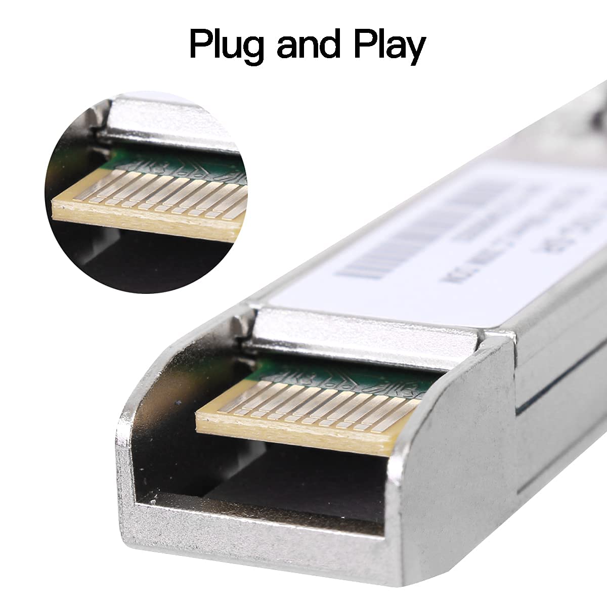 4Pack 10GBase-SR SFP+ Transceiver, SFP Multi-Mode LC Module, 10G 850nm MMF up to 300 Meters, Compatible with Cisco SFP-10G-SR,Meraki