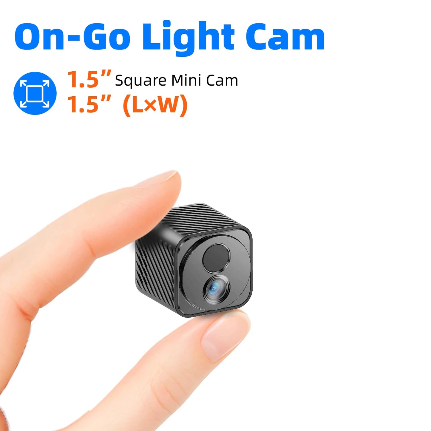 Upgraded Mini Camera 30-Day Battery Life, Wireless Hidden Camera 1080P HD with AI Motion Detection, Auto Night Vision, WiFi Pet, Baby Monitor, Nanny