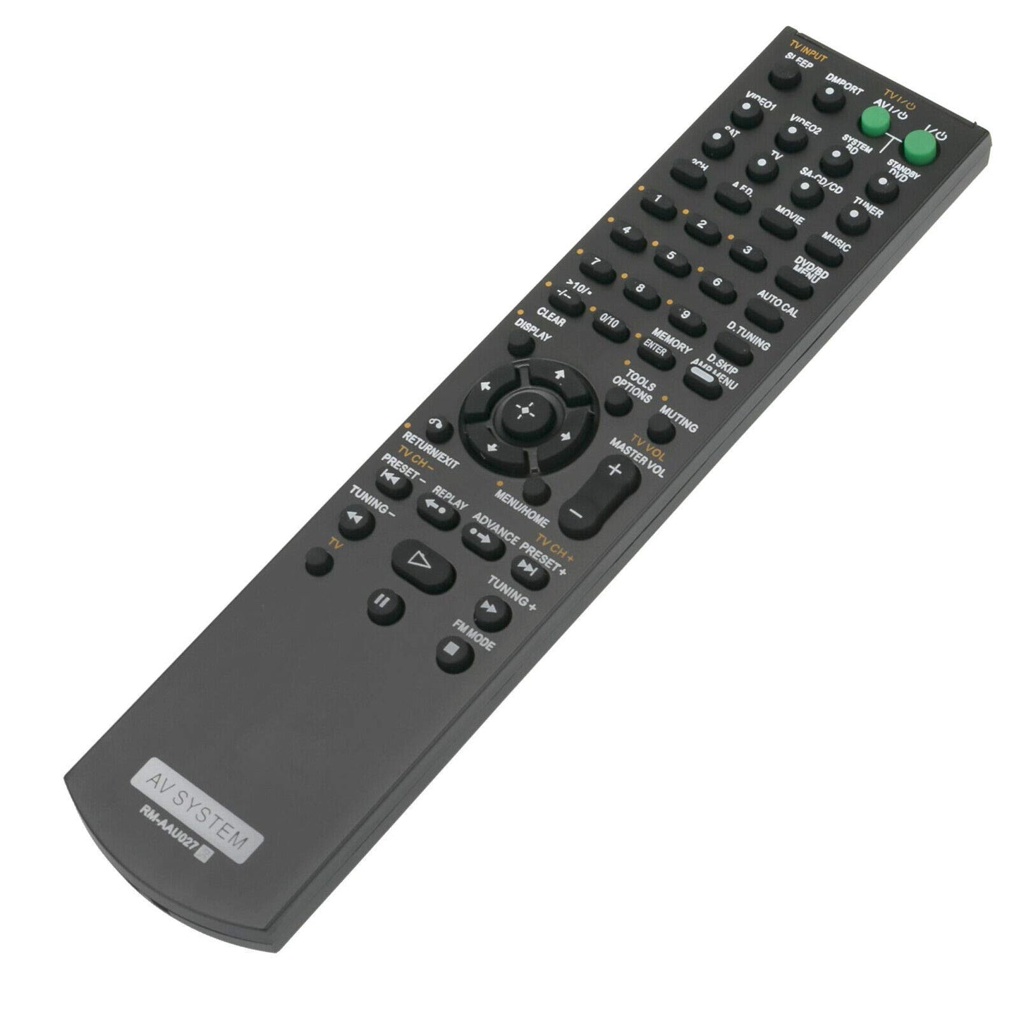 Replacement Remote Control RM-AAU027 for Sony Home Theater System RM-AAU021, SS-CNP7500, SS-MSP7500, SS-SRP7500