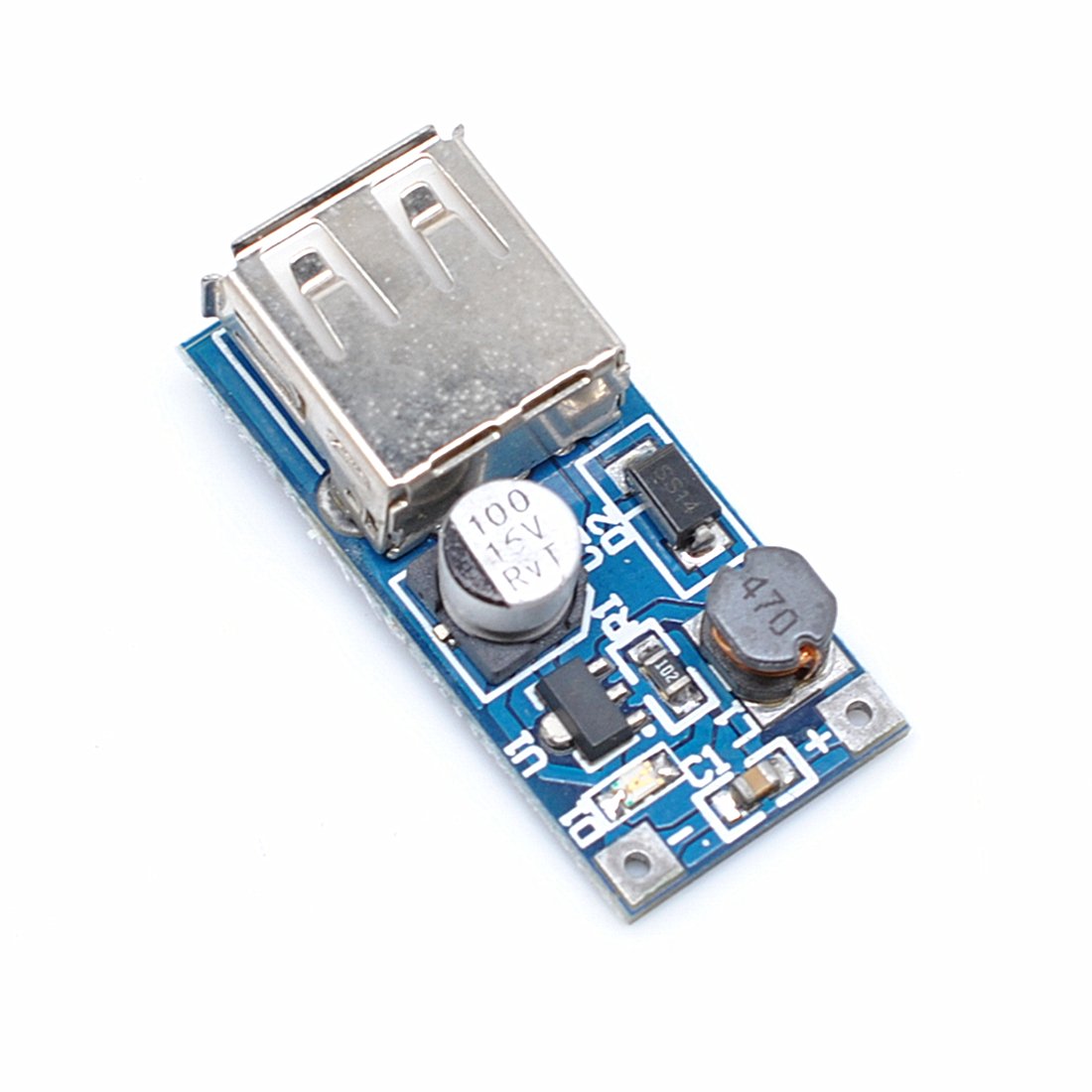 Oiyagai 5pcs PFM 600MA Control DC-DC Converter Step Up Boost Module USB Charger 0.9V-5V to 5V Power Supply Modul TE110