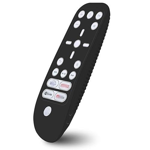 Geekria Remote Control Cover Compatible with Sony PlayStation 5, Silicone Skin Case, Shock-Absorption Washable, Full Body Protective Sleeve (Black)