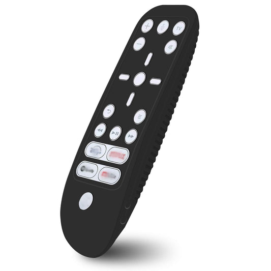 Geekria Remote Control Cover Compatible with Sony PlayStation 5, Silicone Skin Case, Shock-Absorption Washable, Full Body Protective Sleeve (Black)
