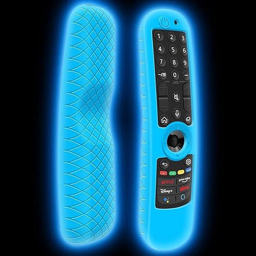 Silicone Case for LG MR21GA MR21GC Remote Control [Shockproof] Anti-Slip Protective Cover for LG MR22GA MR22GN MR23GA MR24GN Magic Remote 2021-2024