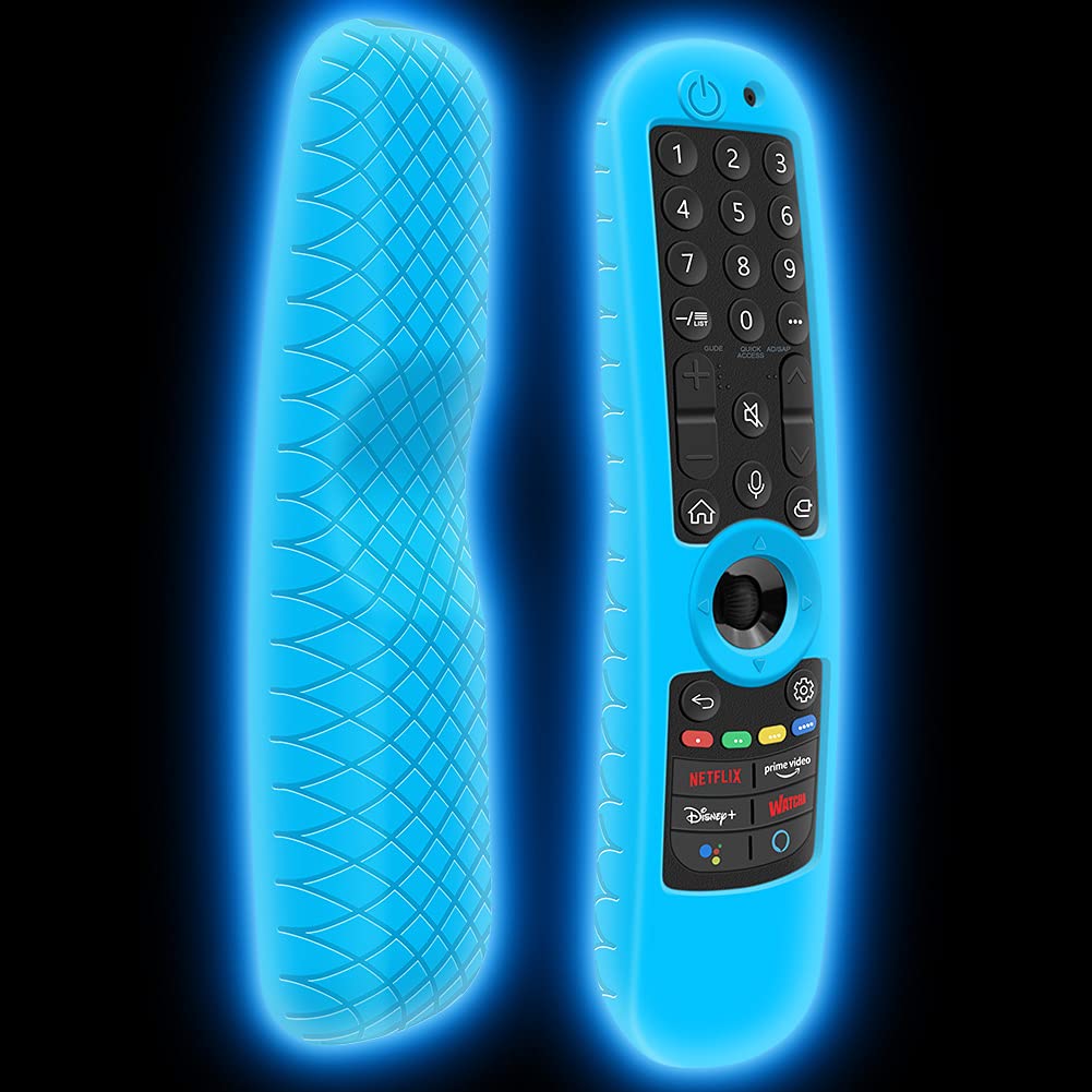 Silicone Case for LG MR21GA MR21GC Remote Control [Shockproof] Anti-Slip Protective Cover for LG MR22GA MR22GN MR23GA MR24GN Magic Remote 2021-2024