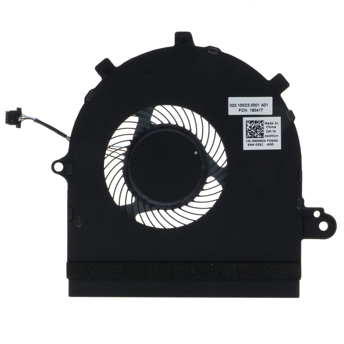CPU Cooling Fan for Dell Inspiron 15 7586 2-in-1 I7586-5045SLV-PUS 60MGH 060MGH
