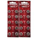 LOOPACELL LR44 AG13 357 303 SR44 Battery 1.5V Button Coin Cell 20 Batteries