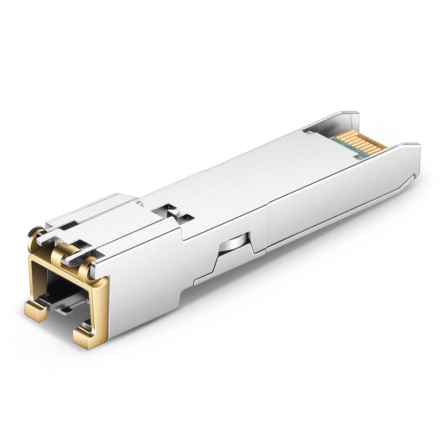 QSFPTEK 10GBASE-T SFP+ to RJ45 Module, 10Gb Copper RJ-45, Mini gbic SFP to Ethernet Network Optical Copper Transceiver Compatible with Dell