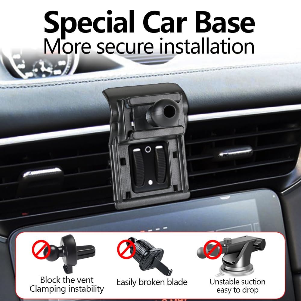 LUNQIN Car Phone Holder Mount for Porsche 911 2013-2019 GT3 Coupe Convertible Carrera S Cabriolet Turbo 4 4S GT2 GTS R RS Auto Accessories Interior