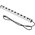 Global Industrial 25" 9 Outlet Aluminum Power Strip with 6-ft Cord ETL/cETL
