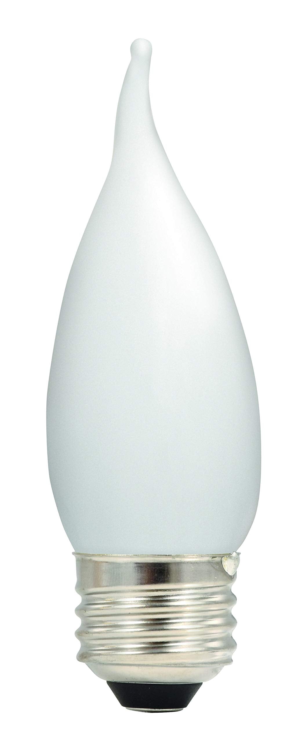Sylvania LED TruWave Natural Series Candelabra Light Bulb, 60W Soft White Medium Base, Dimmable, Frosted, Candle Tip - 2 Pack