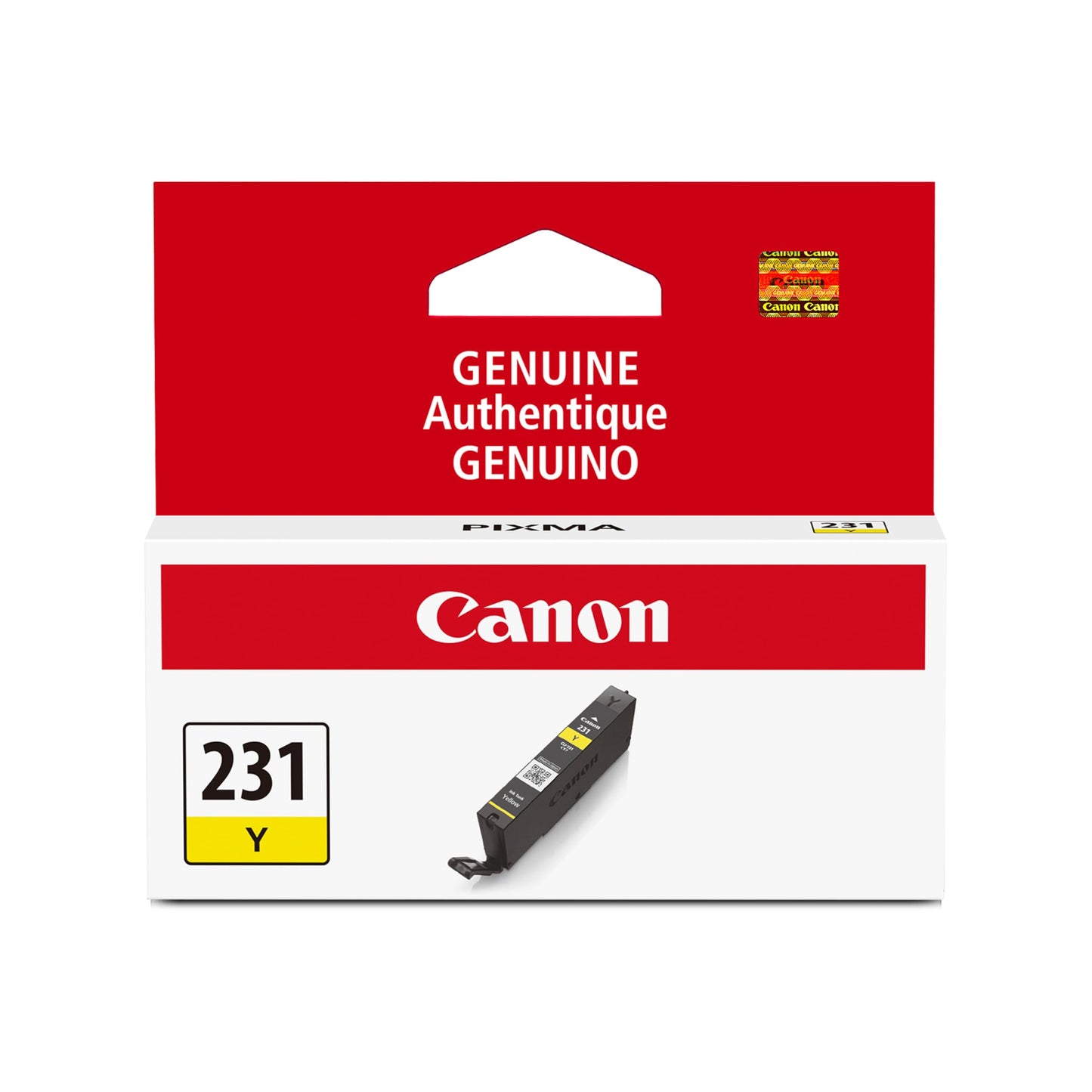 Canon CLI-231 Genuine Yellow Ink Tank, Compatible with PIXMA TS8820 Printers