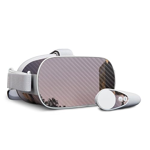 MightySkins Carbon Fiber Skin for Oculus Go - Marrakech | Protective, Durable Textured Carbon Fiber Finish | Easy to Apply, Remove, and Change Styles