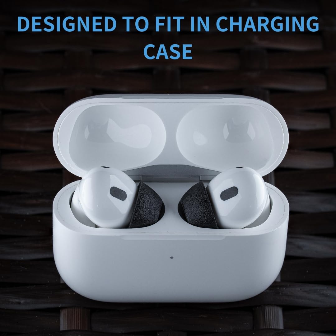 Comply TrueGrip MAX | Premium Memory Foam Replacement Earbud Tips for Apple AirPods Pro 1 & 2 | Long Lasting Comfort, Extreme Durability, Secure Fit