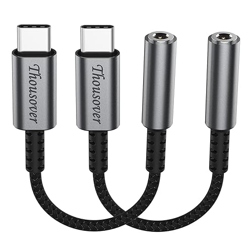 Thousover USB Type C to 3.5mm Female Headphone Jack Adapte