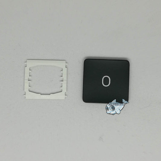 Dolphin.dyl(TM) Replacement Individual Key Cap for US New MacBook Pro A1989 A1990 Key Keyboard(Key Cap with Hinge) (O)