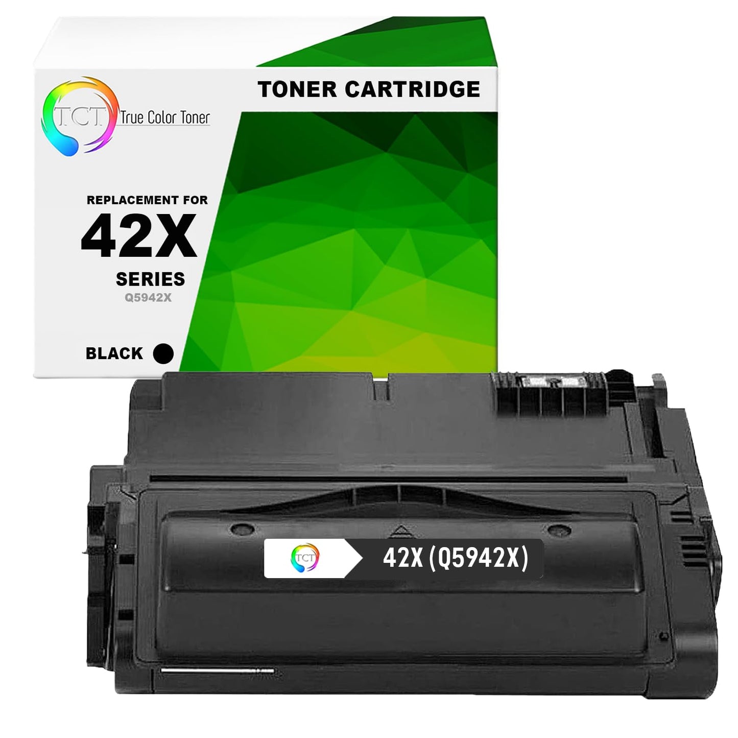 TCT Premium Compatible Toner Cartridge Replacement for HP 42X Q5942X Black High Yield Works with HP Laserjet 4240 4240N 4250 4250DTN 4250N 4250TN 4350
