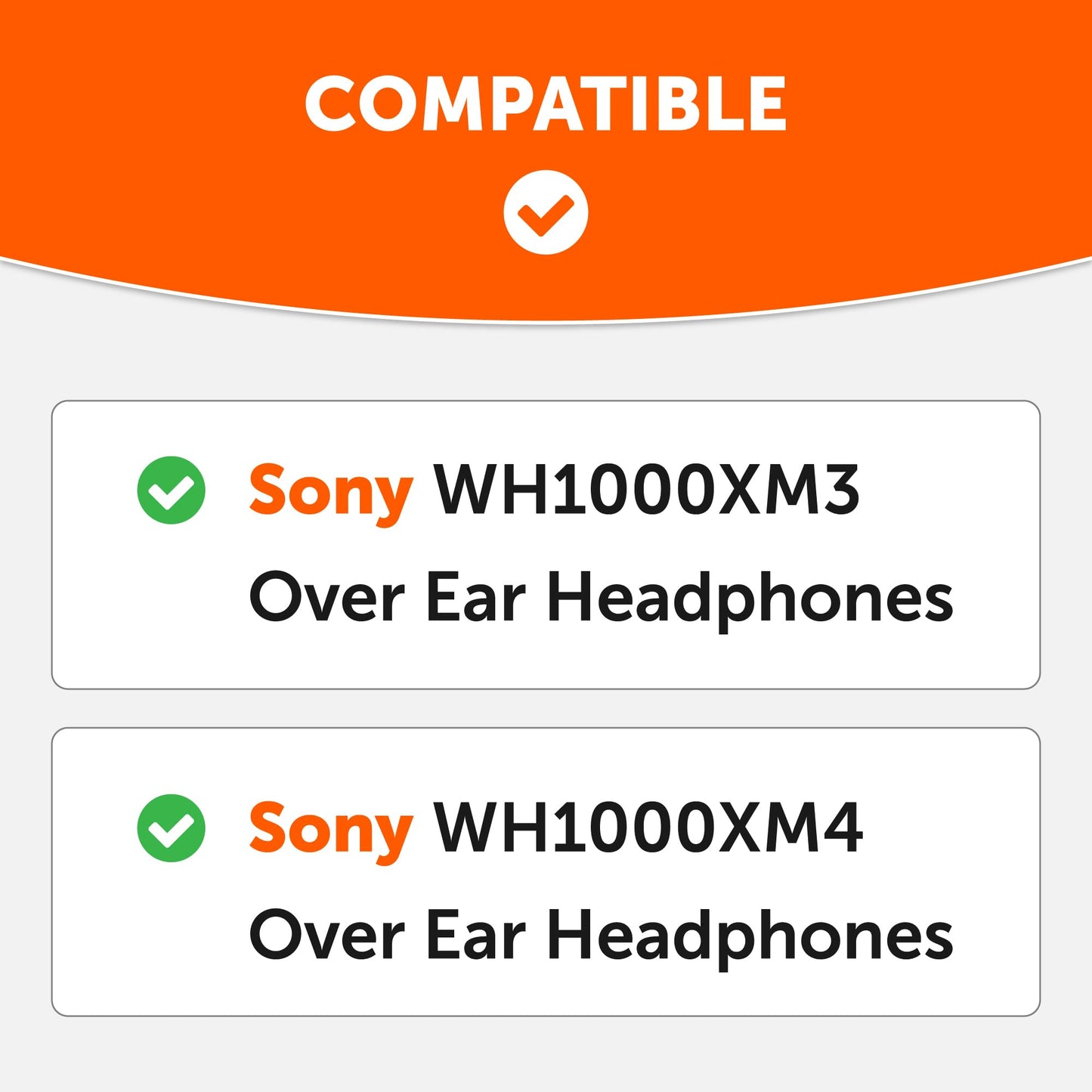 WC BandZ XM3 / XM4 - Silicone Headband Cover for Sony WH1000XM3 & WH1000XM4 Headphones by Wicked Cushions | Enhanced Comfort, Style, & Sweat