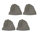 B63GR Fully Wireless 400 Watt Rechargeable Battery 6.5" Bluetooth Rock 4 Speaker Set Slate Grey