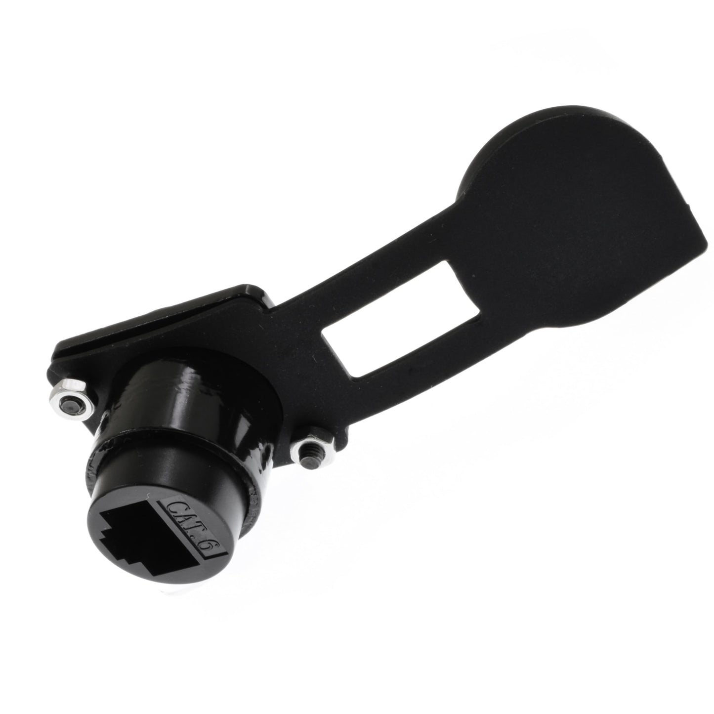 YiKaiEn RJ45 Panel Mount Adapter - 8P8C Female-to-Female Connector, Compatible with CAT6A/CAT6/CAT5E/CAT5, XLR/D-Panel Mountable, Network Port