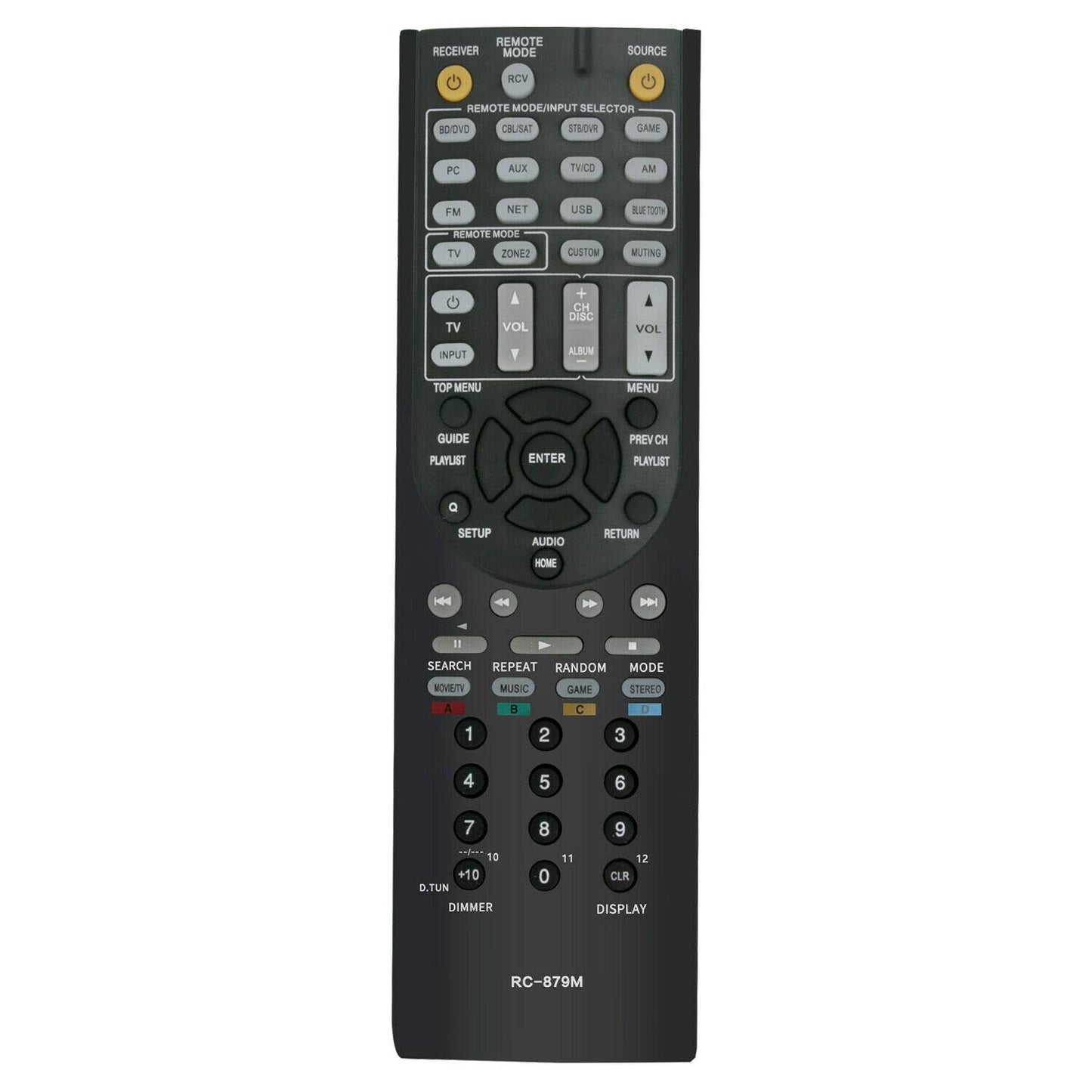 New - Remote Control RC-879M for Onkyo TX-NR535 TX-SR333 HT-R393