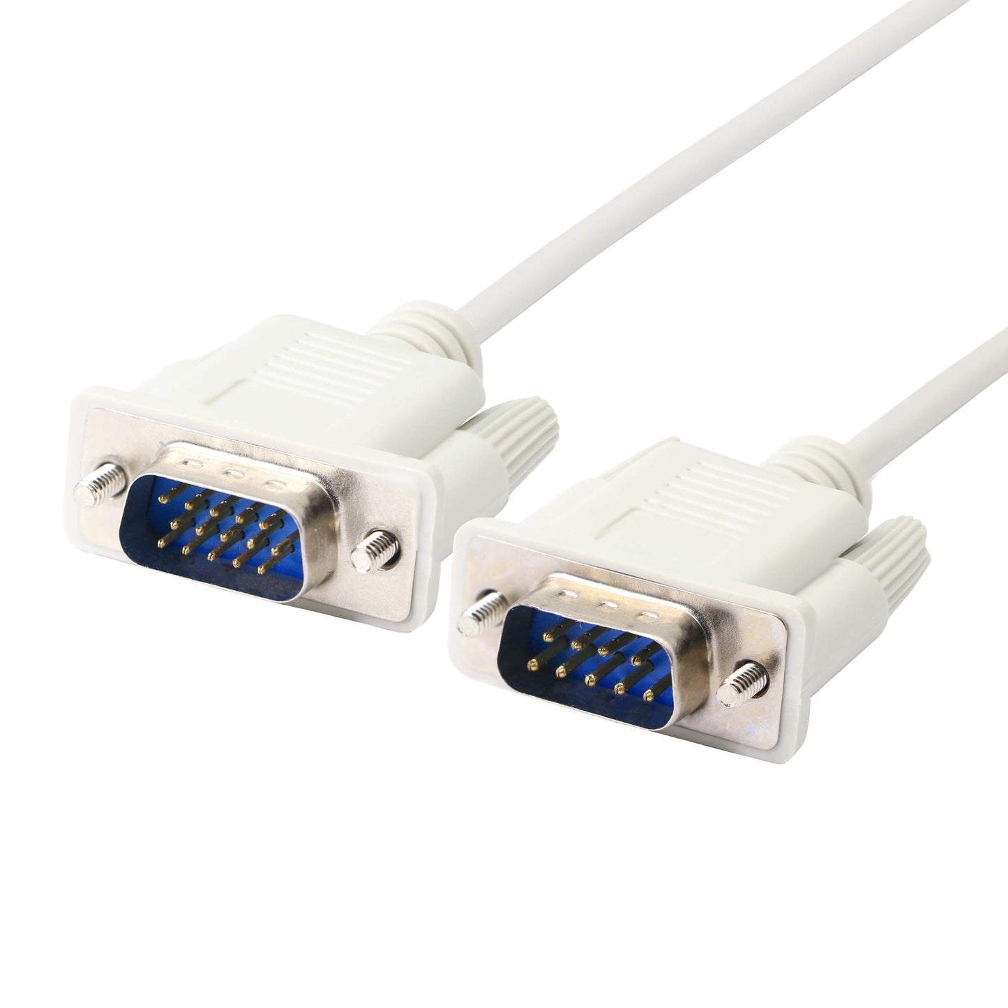 PNGKNYOCN 4.5 Feet DB 9 Pin Male to VGA 15 Pin Male Adapter Cable, RS232 to VGA Conversion Cable? for Computer,Printers, Scanners