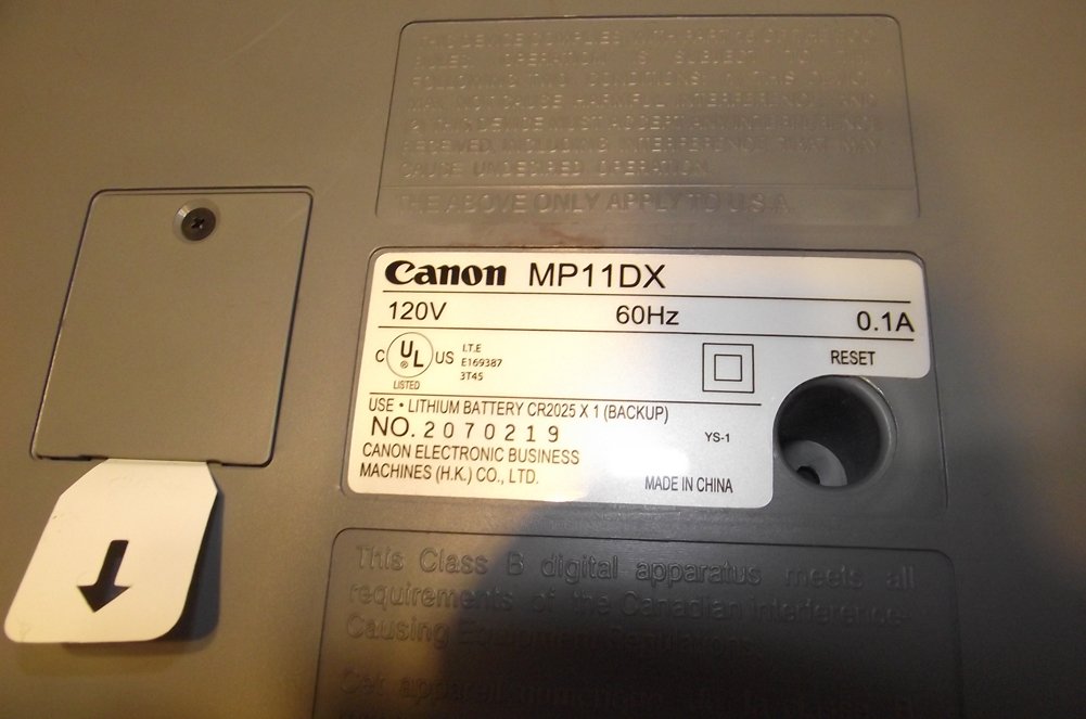 Canon CNMMP11DX Printing Calculator