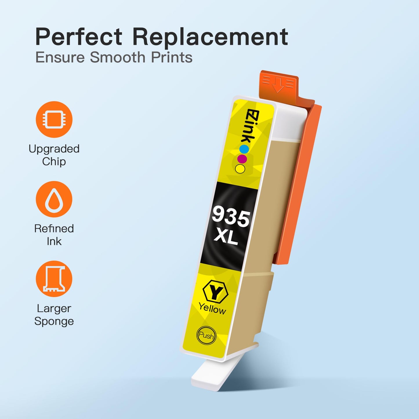 E-Z Ink Compatible Ink Cartridge Replacement for HP 935 935XL 935XL High Yield to use with HP Officejet 6812 6815 6230 6830 6200 6800 6822 6825 6835