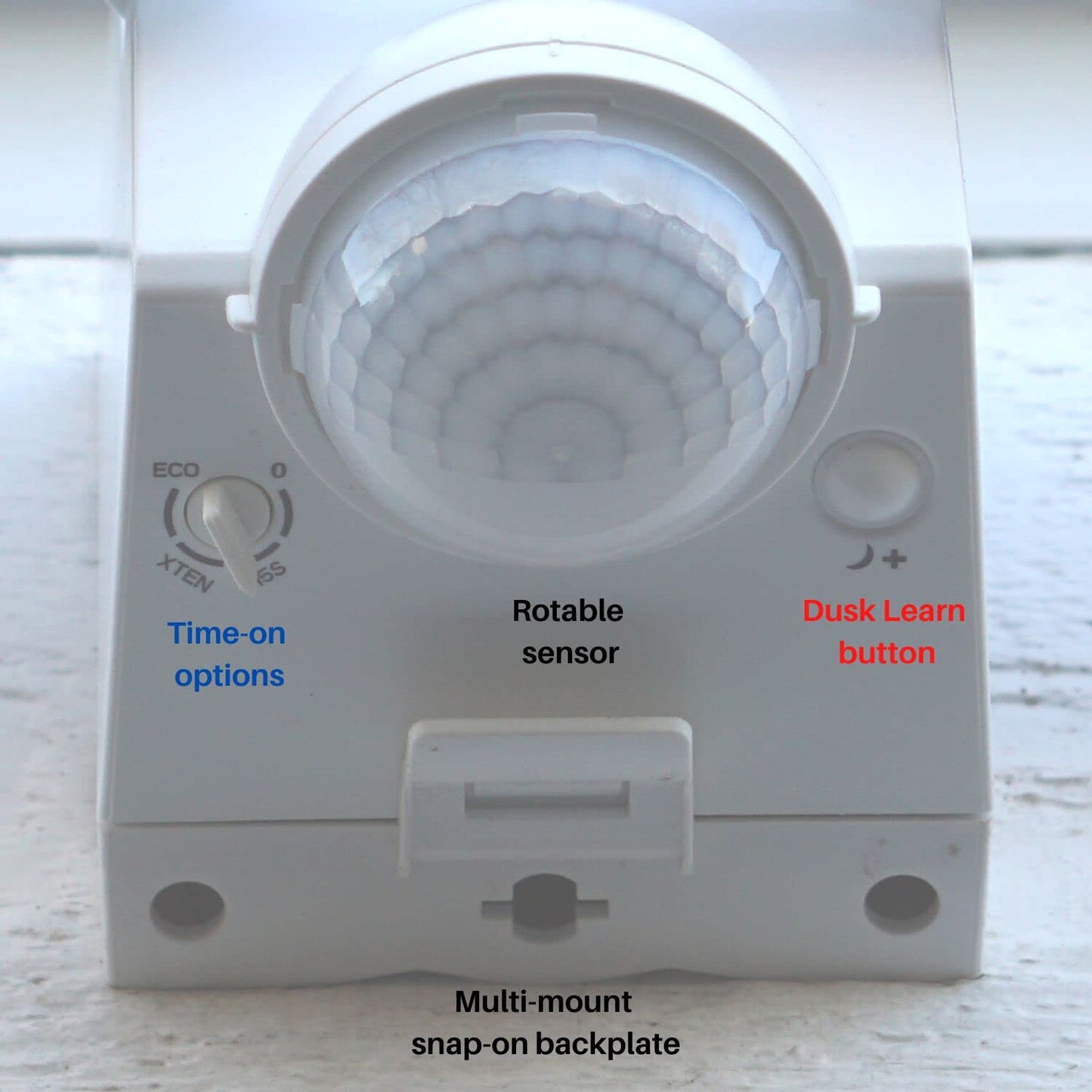 IQ America Motion Security Flood Light, Battery Operated Motion Sensor, 500 Lumen LED, Indoor Outdoor Universal Eave Soffit/Wall Mount Closet Shed